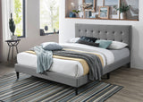 Westwood Upholstered Bed with Tufted Rectangle Headboard