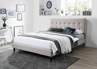 Westwood Upholstered Bed with Tufted Rectangle Headboard