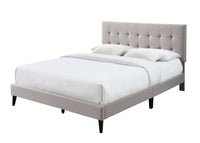 Westwood Upholstered Bed with Tufted Rectangle Headboard